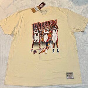 Golden State Warriors 3 Team Legend Tee Shirt by Mitchell & Ness